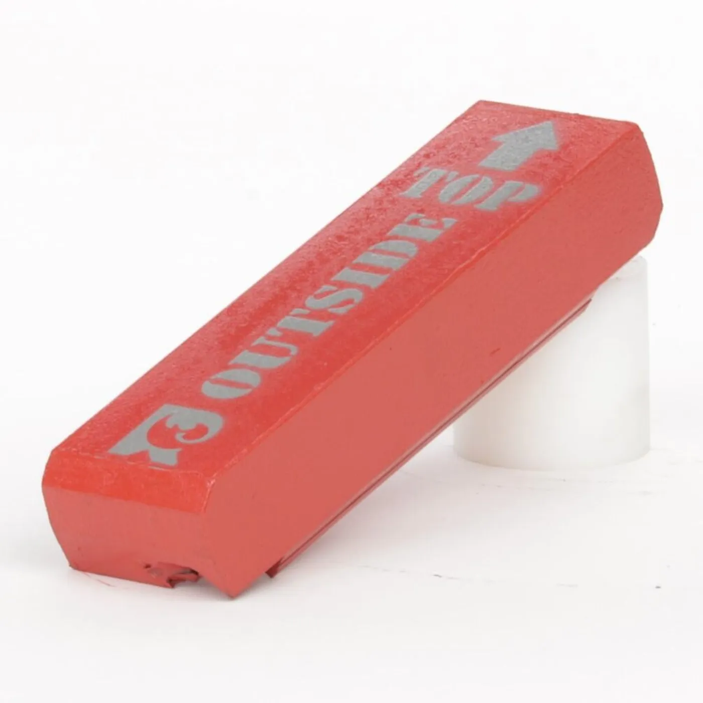 Rhino Tung Tip in Smartip tungsten grade, cast TOP and OUTSIDE for single-orientation fitment